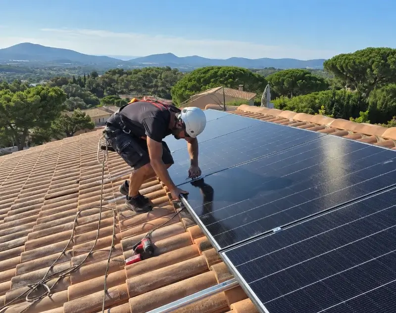 Installateur panneaux solaires Le Frêche — pose photovoltaïque sur toiture